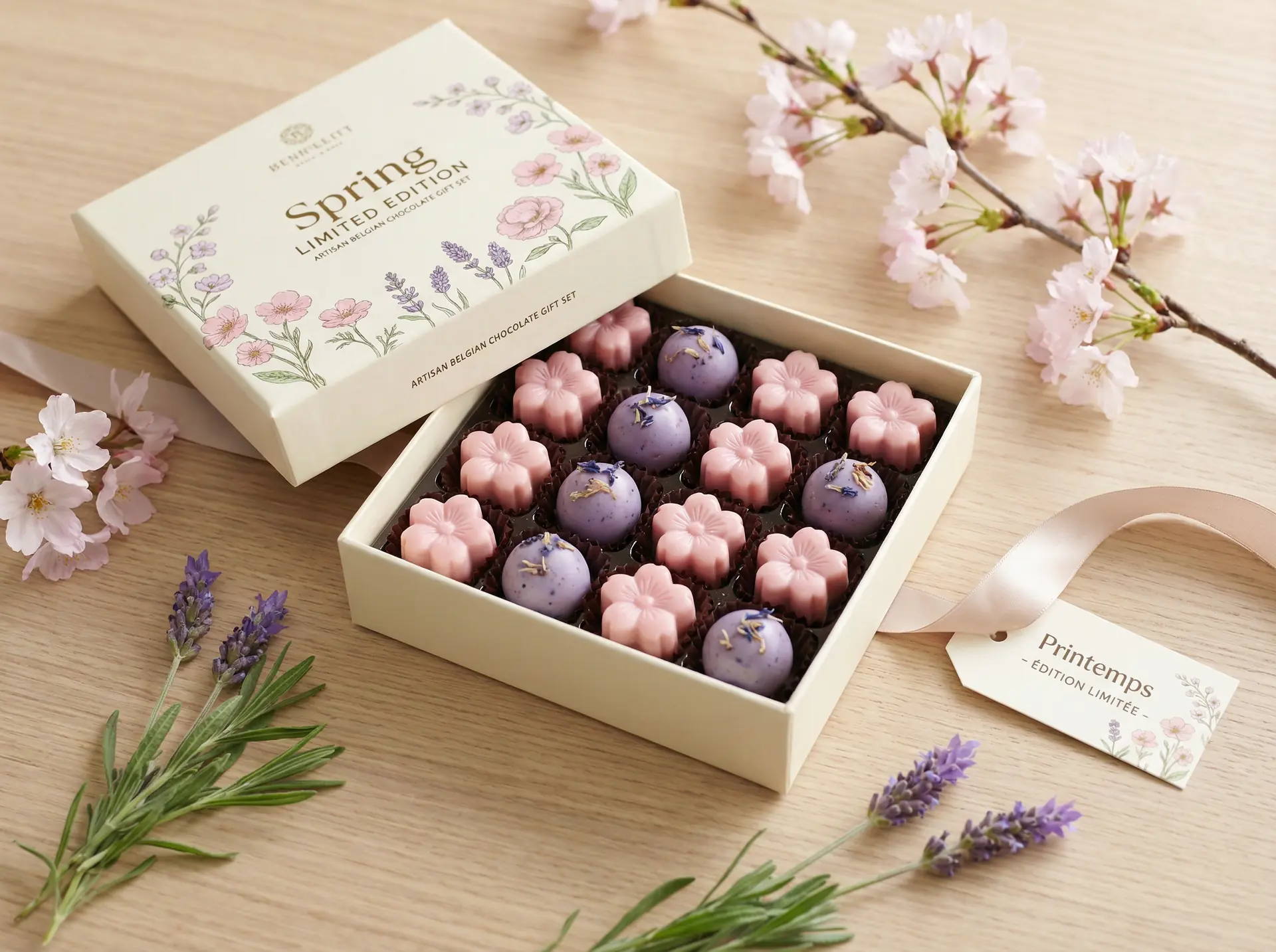 节日限定礼盒 - 糖心vlog ，春日花语系列